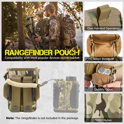 VOTAGOO funda para telémetro MOLLE con acolchado y hebilla rápida