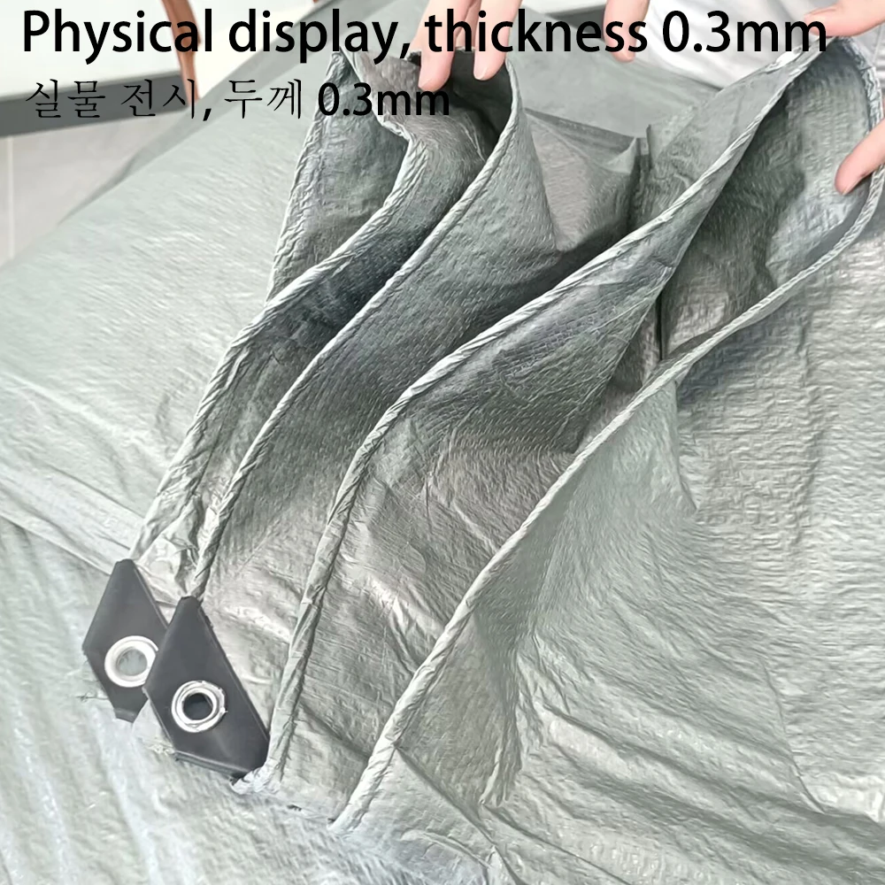 Lona impermeable para acampar 3x4 m - toldo exterior resistente - imagen 5