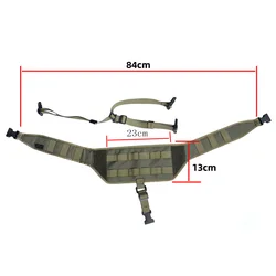 Bandolera MOLLE para pecho y hombro en nailon ajustable