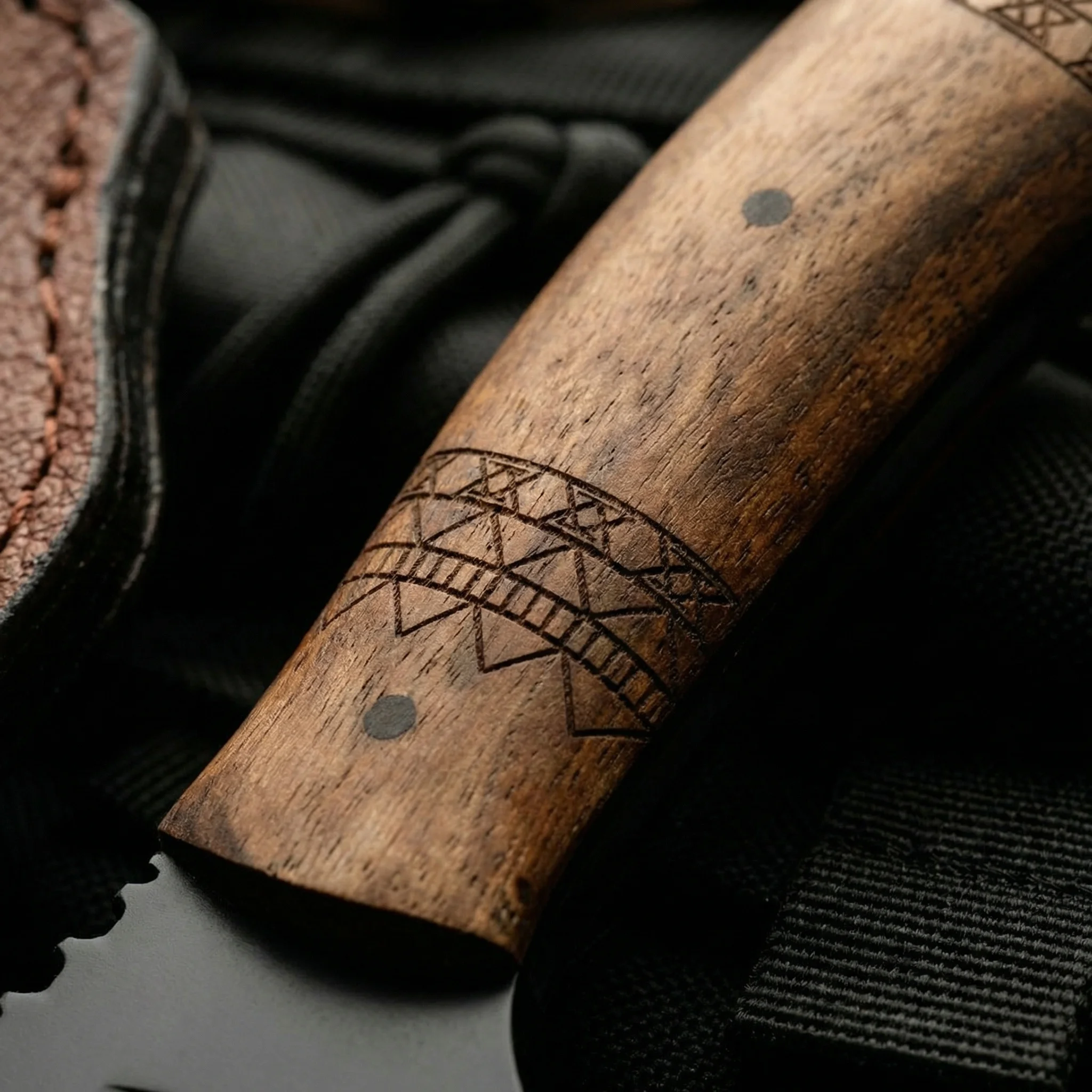 Cuchillo táctico fijo de acero inoxidable para supervivencia