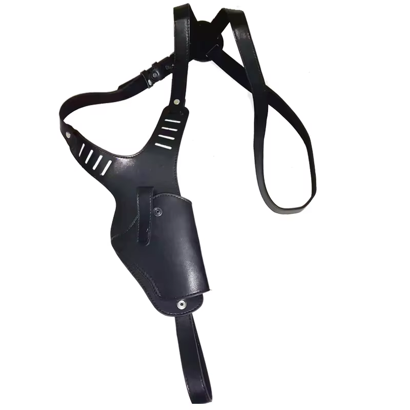Funda pistola hombro cuero ocultable caza táctica - imagen 2