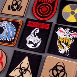 Parche bordado S.T.A.L.K.E.R. termoadhesivo nuclear para mochila