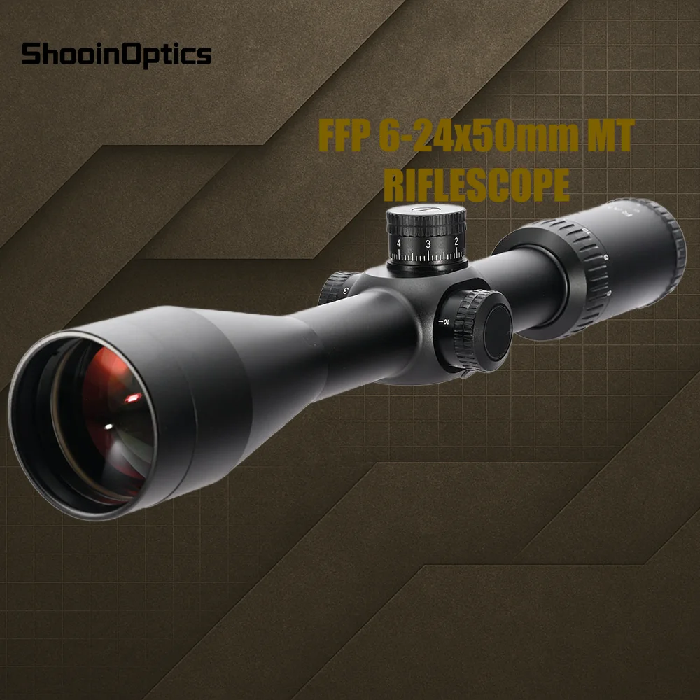 Shooin Optics mira telescópica FFP torretas precisión resistente golpes