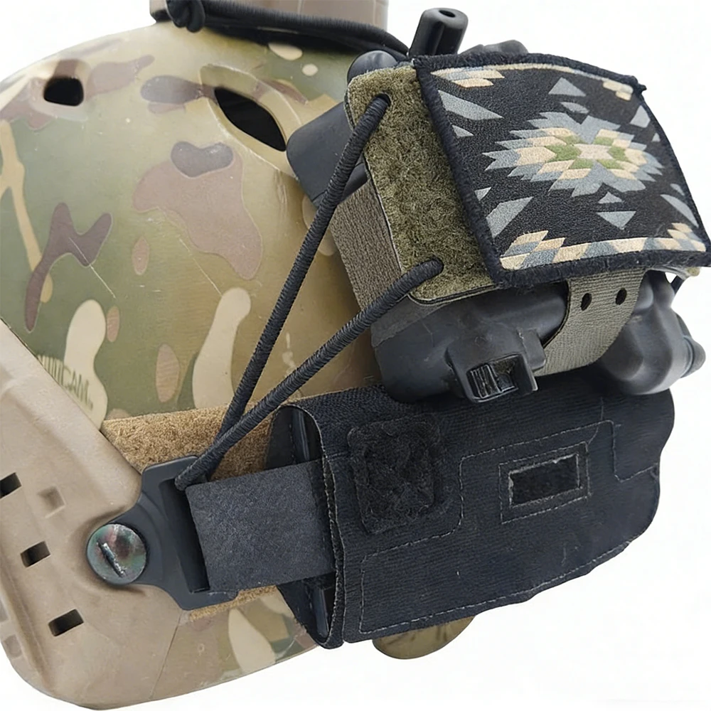 Bolsa táctica para baterías de visión nocturna fija al casco - imagen 5