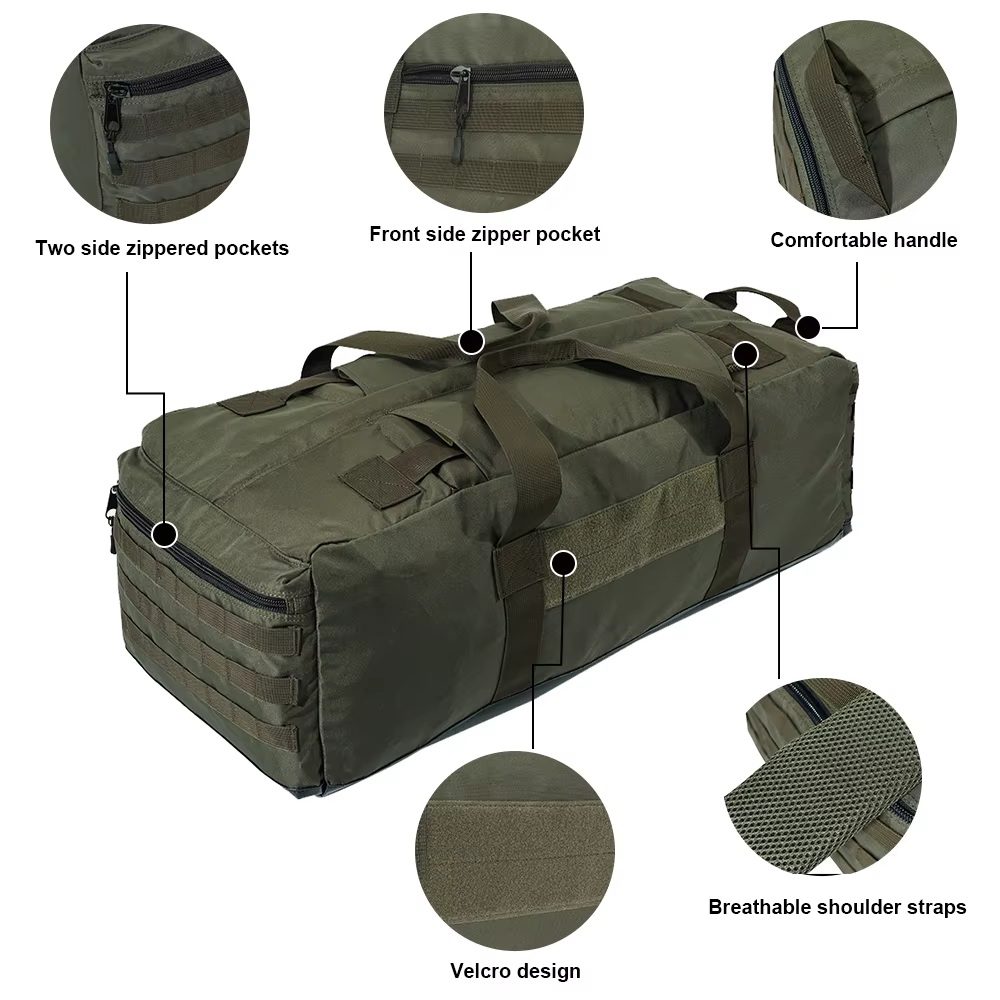 Sistema MOLLE y bolsillos