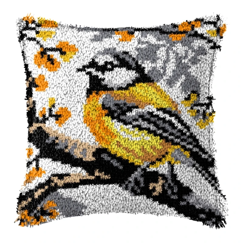 Lona para bordar DIY funda de almohada animal loro y dinosaurio - imagen 4