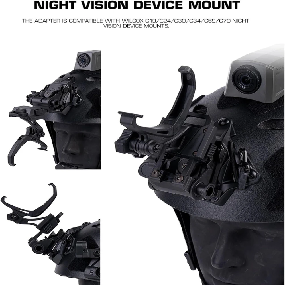 Soporte gafas visor nocturno NVG compatible DJI Goggles 2.0 - imagen 5