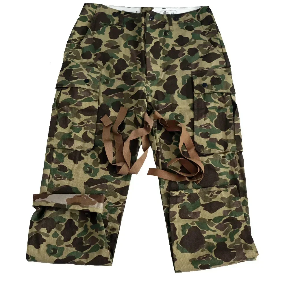 Uniforme M42 WW2 HBT paracaidista – Camuflaje militar histórico hombre - imagen 2