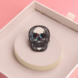 Gittarak broche gótico calavera esmaltada – Halloween