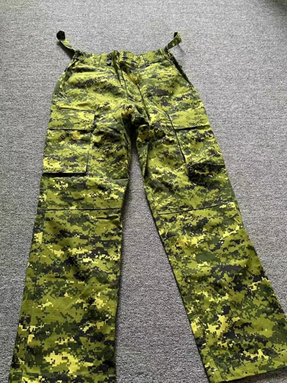 Pantalones tácticos camuflaje de rejilla pierna recta exterior - imagen 2