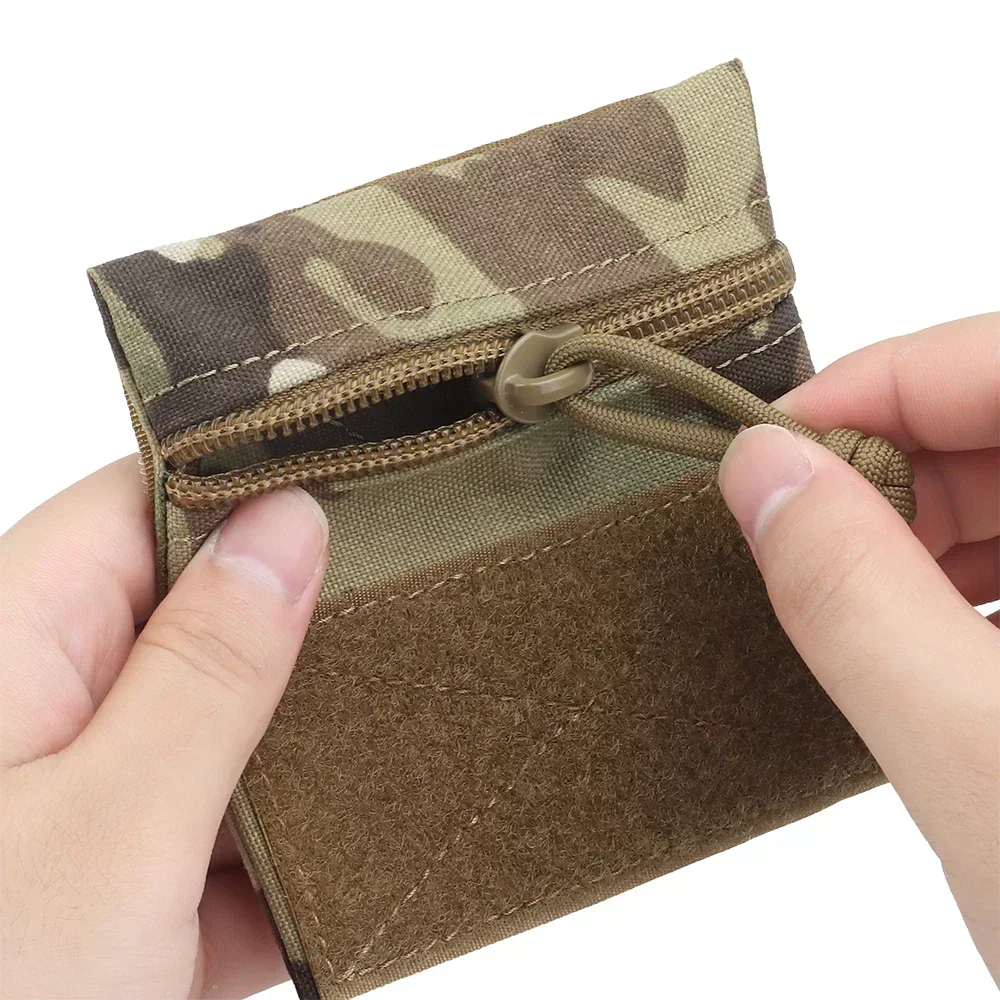 Bolsa táctica compacta de nylon para chaleco con cierre de velcro - imagen 2
