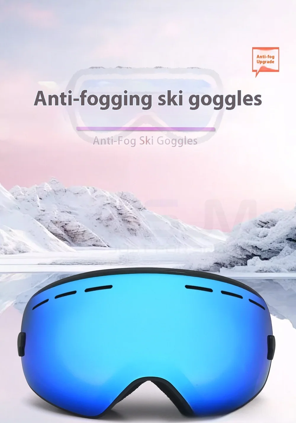 Gafas JSJM ajustadas a casco de esquí