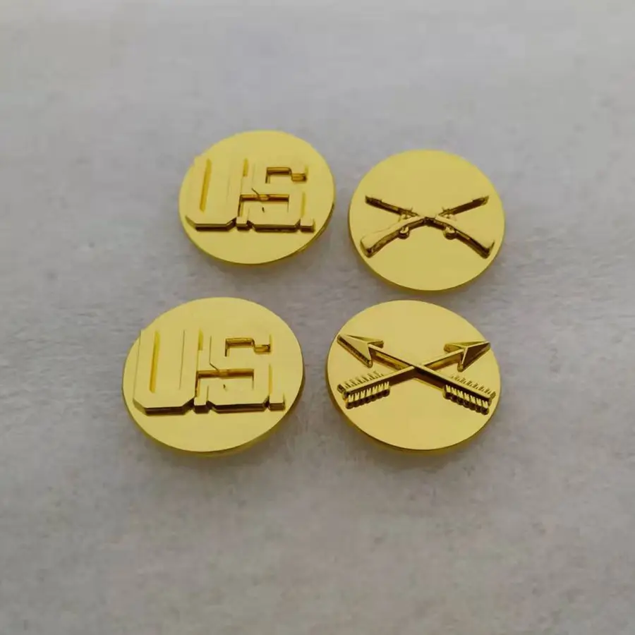 US Army insignia metálica circular de cuello Fuerzas Especiales - imagen 4