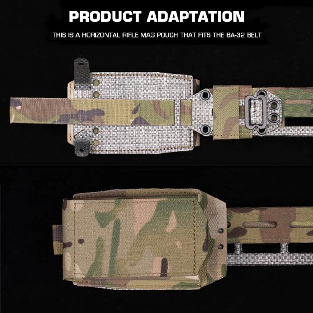 Bolsa porta revistas táctica con cinturón MOLLE ligera para M4