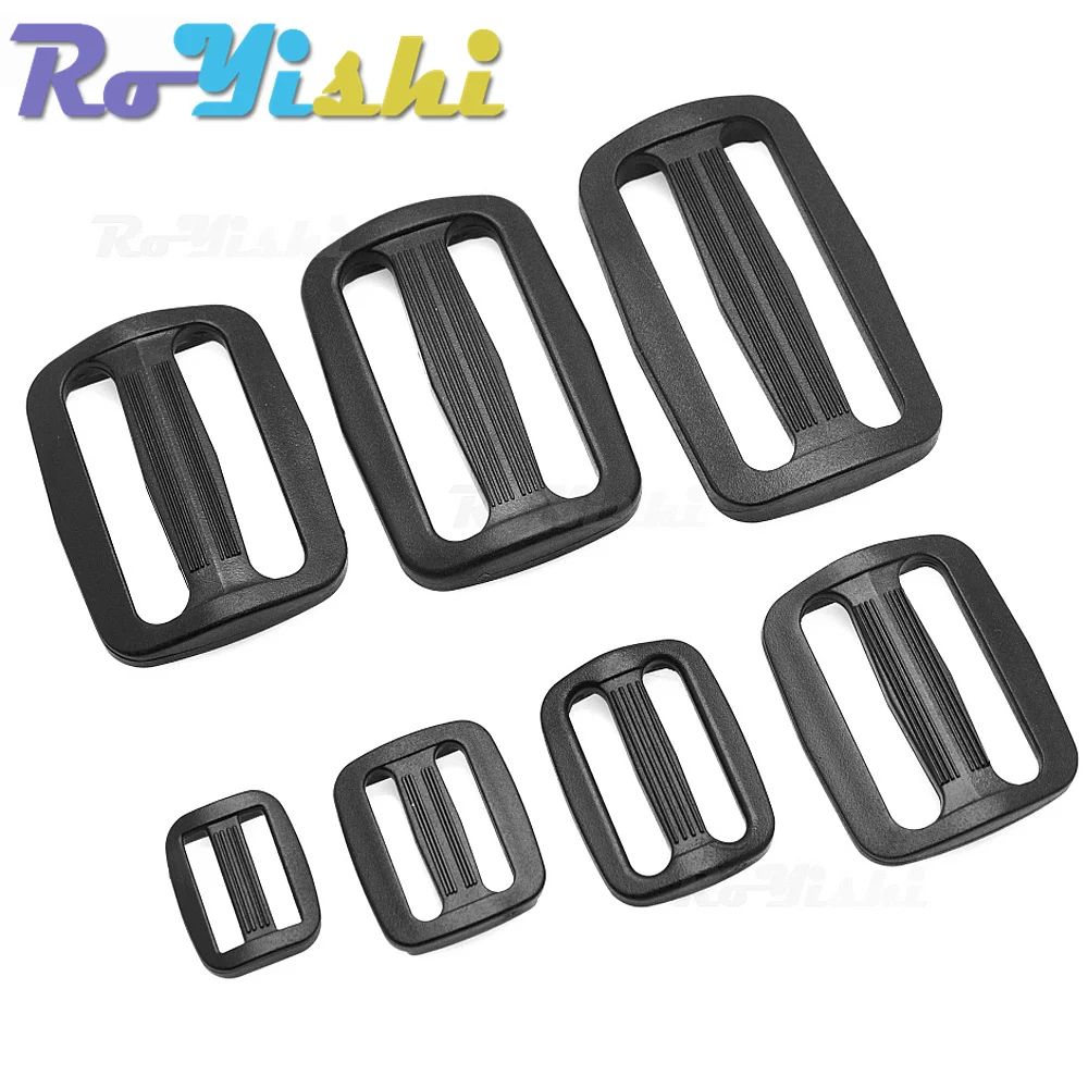 Correas Tri-Glide negras tres anillas para mochila táctica