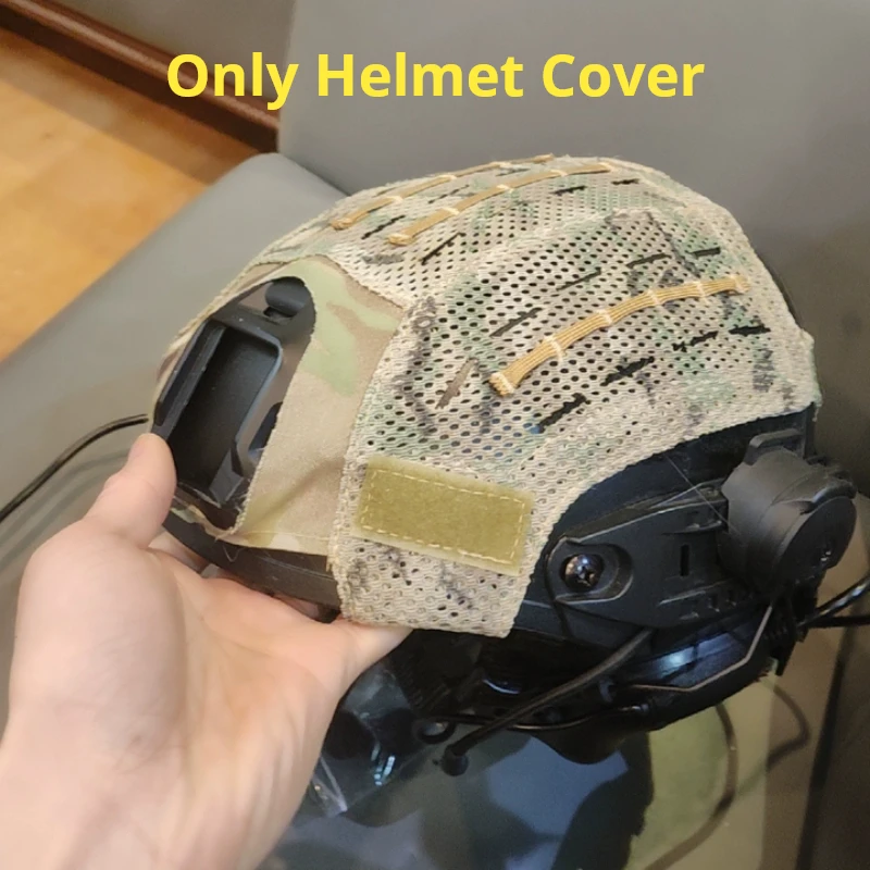 FMA cubierta de casco táctico con marco de aire camuflaje malla - imagen 5