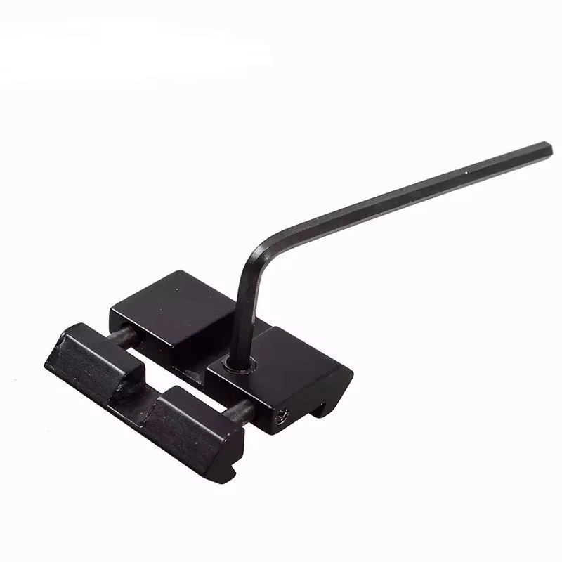 Adaptador cola de milano a Picatinny Weaver – Montaje riel táctico presión - imagen 4