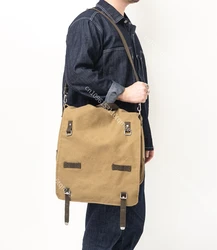 Bolsa táctica WW2 de lona alemana para hombro – Vintage