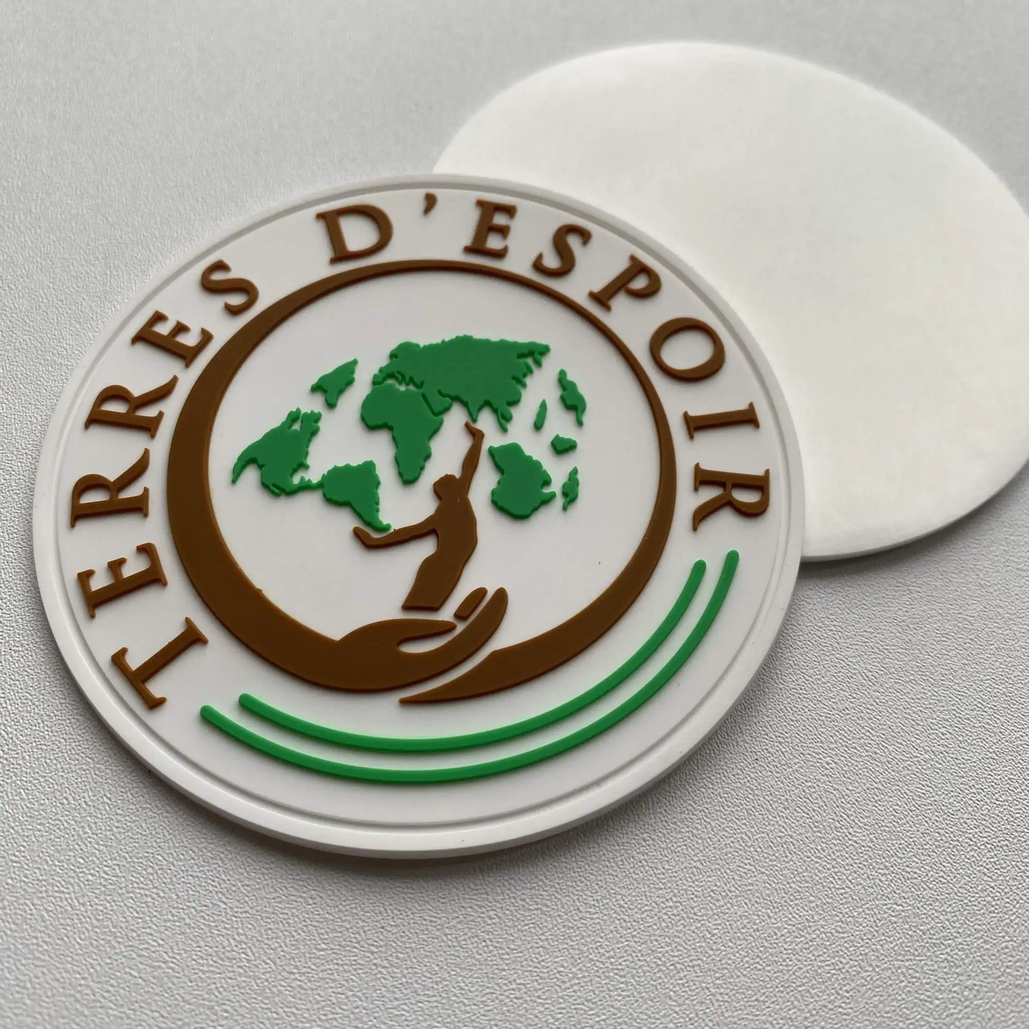 Parche PVC táctico en relieve con velcro y para coser logo - imagen 5