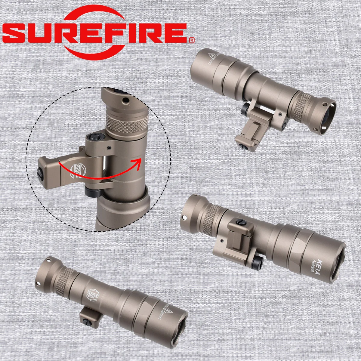 Surefire M600DF linterna táctica con interruptor remoto y Picatinny - imagen 3