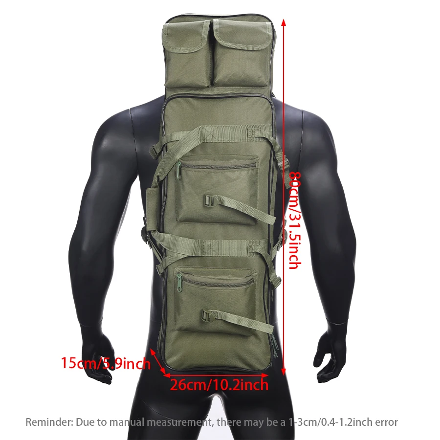 Mochila táctica multifuncional gran capacidad con doble capa