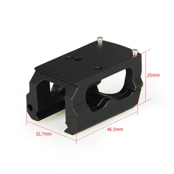 Soporte elevador para mira de punto rojo airsoft MOLLE Picatinny