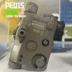 PEQ-15 Airsoft linterna táctica láser punto rojo e IR verde