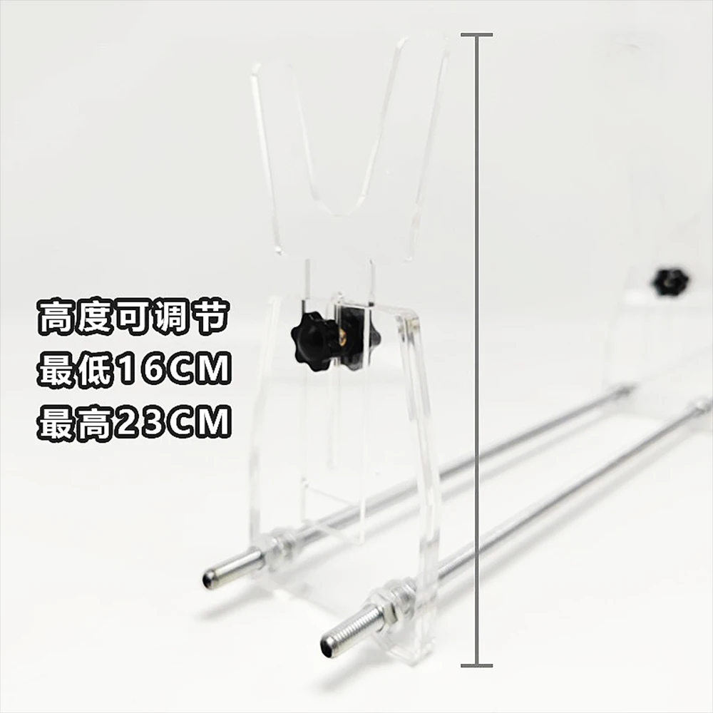 Soporte táctico acrílico para rifle extensible con estante ajustable - imagen 2