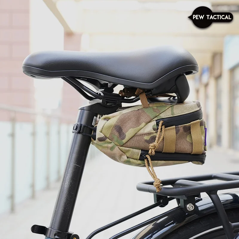 Bolsa de sillín resistente para bici de montaña y carretera aire libre