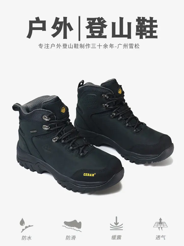 Botas de senderismo RAN de cuero vacuno para hombre, caza y montaña - imagen 5