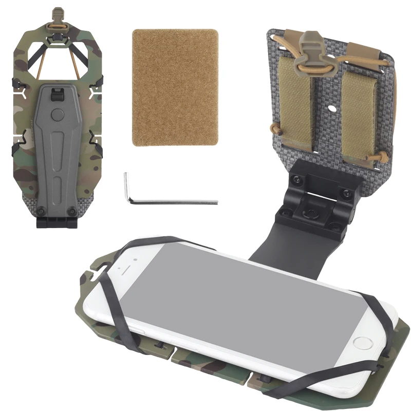 Juggernaut Soporte táctico para teléfono MOLLE plegable GPS