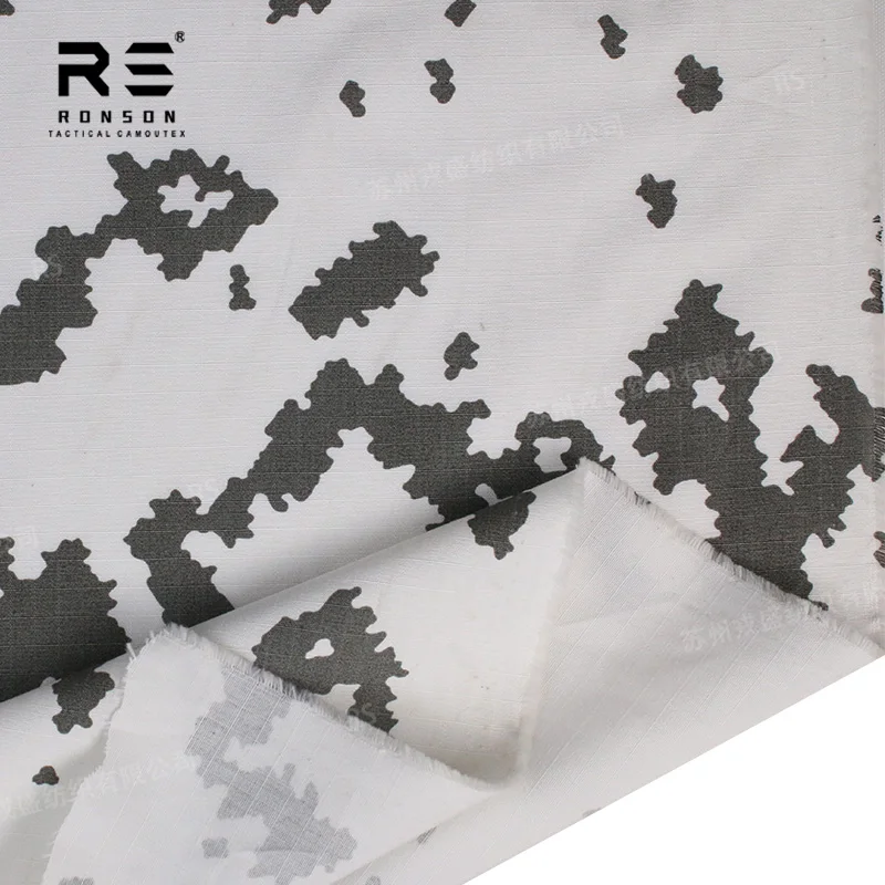 Tela NYCO ripstop camuflaje finlandés nieve táctica para uniformes - imagen 5