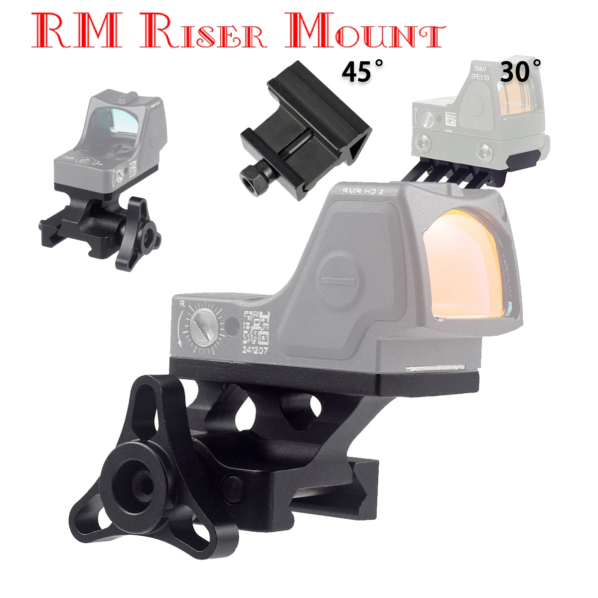 RM Montura offset 30/45° para carril Picatinny de 20 mm - imagen 4