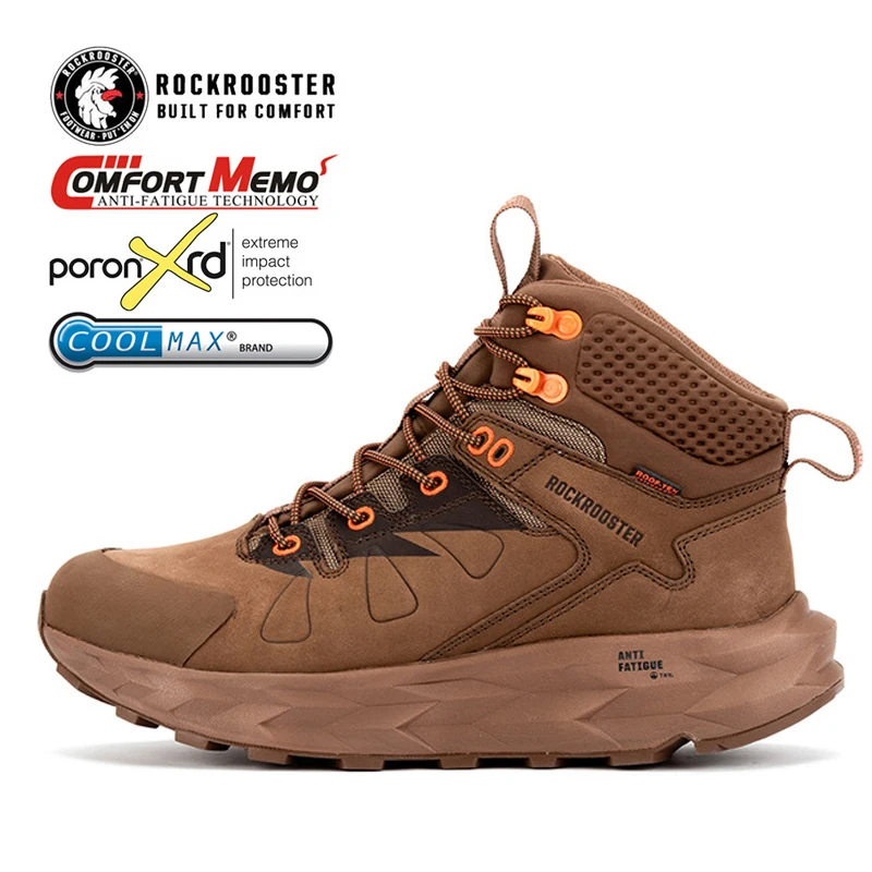 Rockrooster Botas tácticas impermeables de senderismo hombre - imagen 4