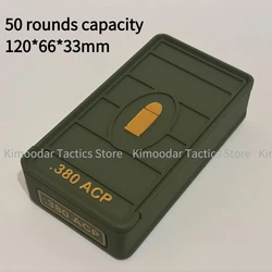 Caja de munición .380 ACP impresa en 3D para colección