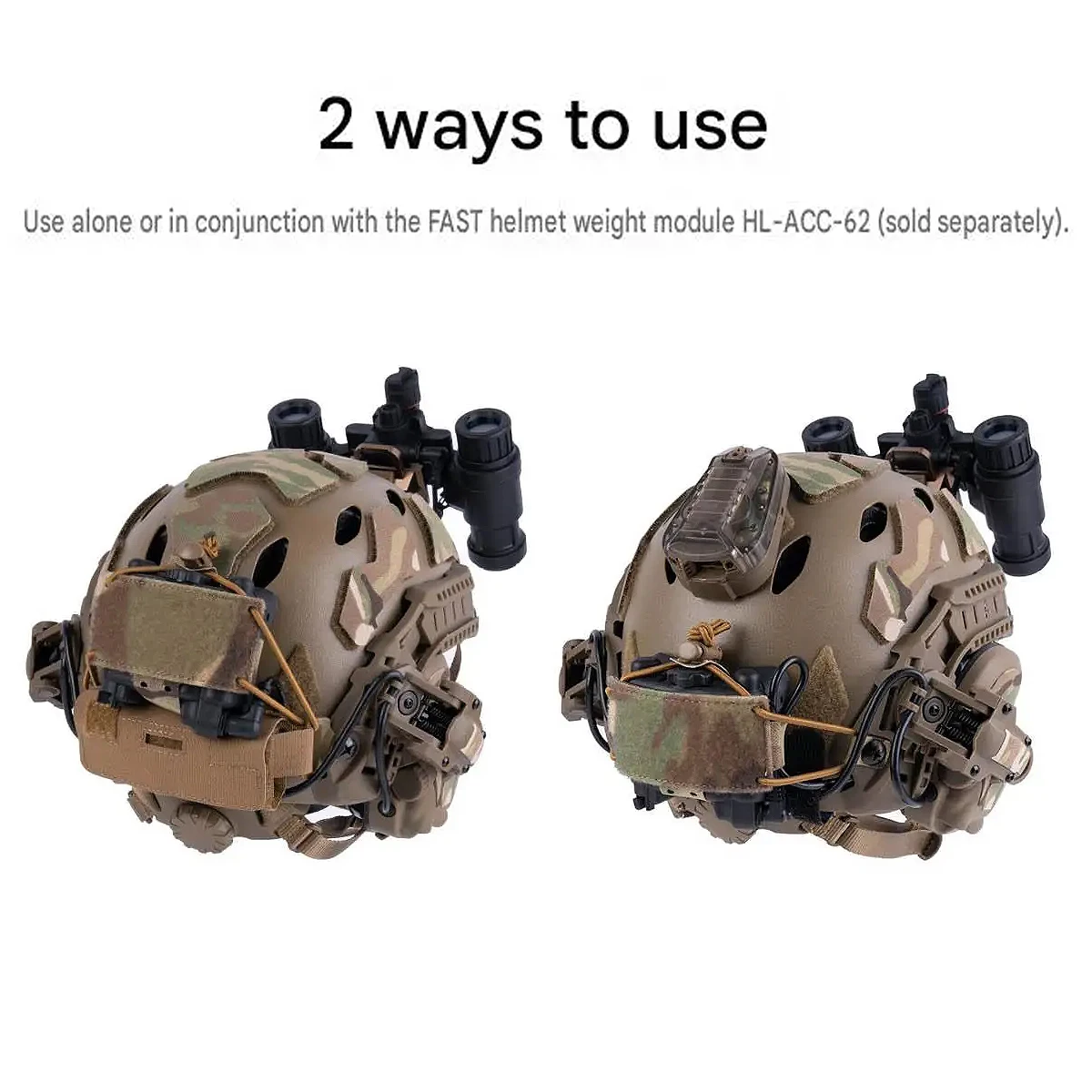 Soporte de batería NVG para casco táctico - imagen 3