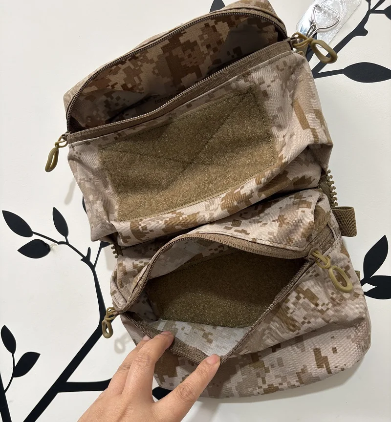 TR Bolsa táctica multiusos doble bolsillo panel trasero, acceso rápido - imagen 3