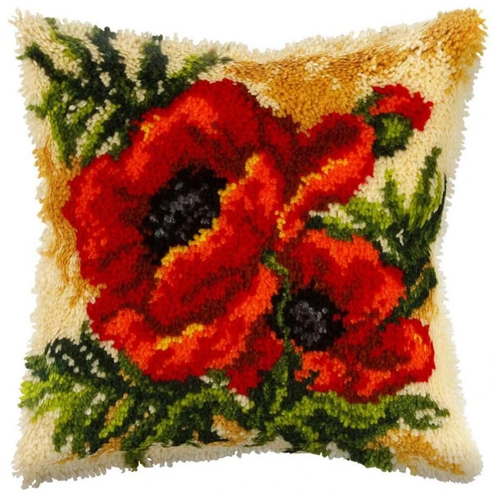 Kit de bordado Smyrna cojín Foamiran decorativo para manualidades - imagen 5