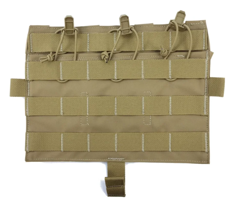 Vista lateral del chaleco en uso