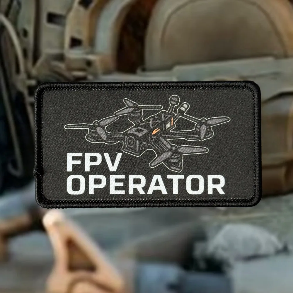 Parche táctico FPV Operator moral para brazalete con velcro militar - imagen 4
