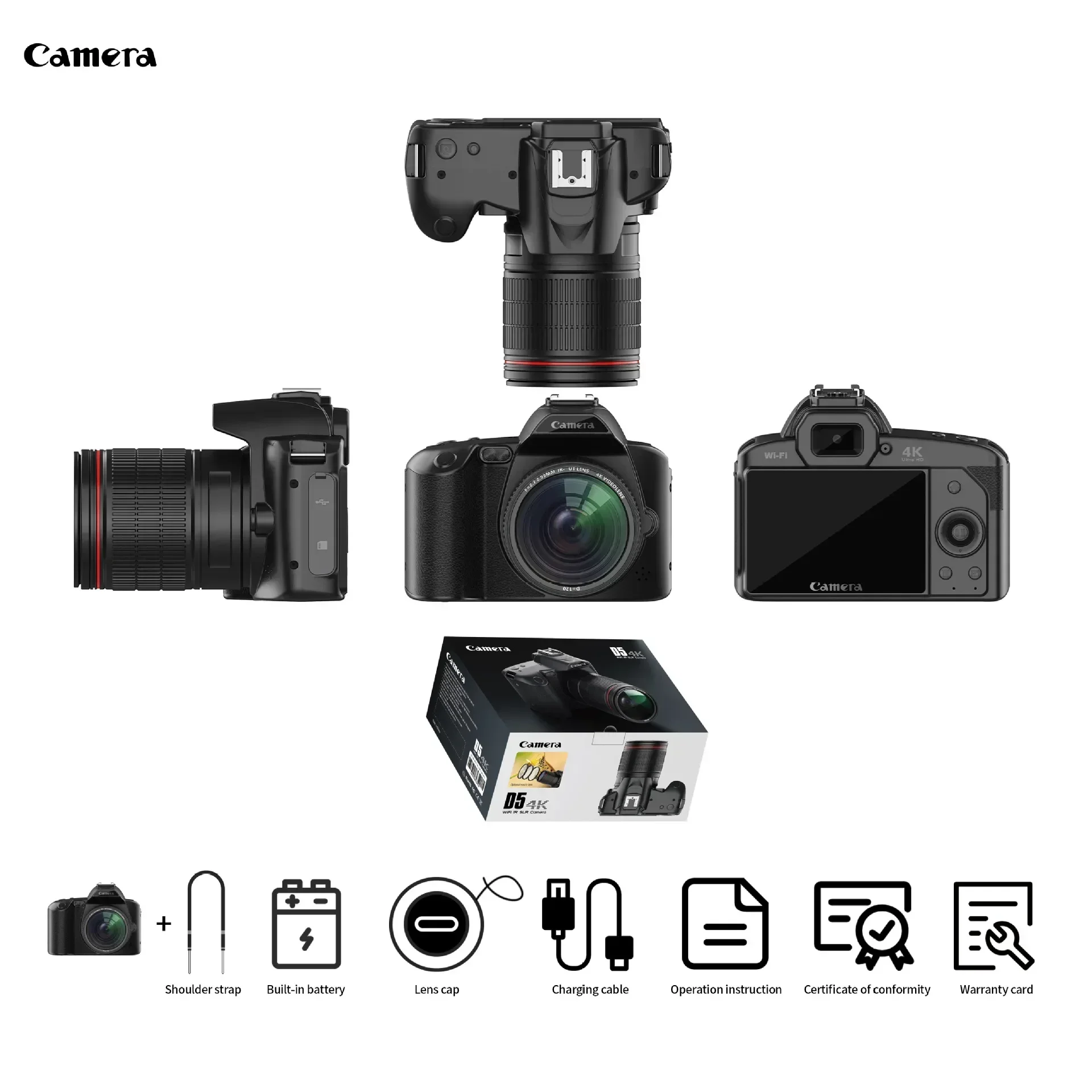 Cámara Ultra HD con WiFi, visión nocturna IR y lapso de tiempo - imagen 5