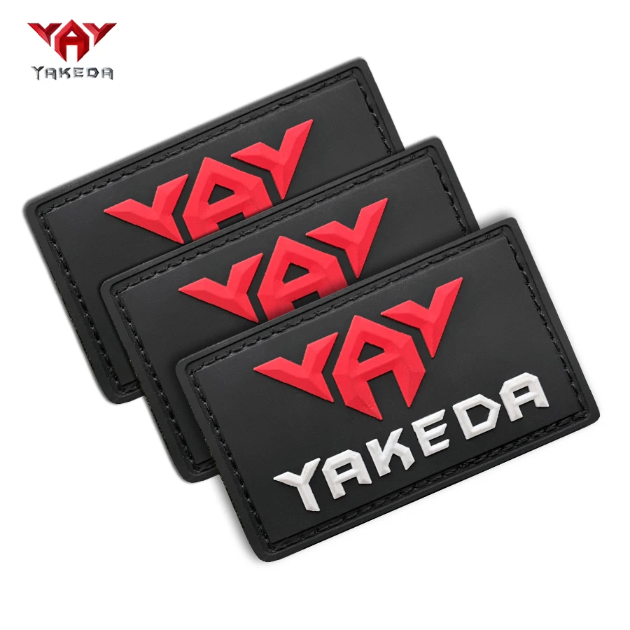 YAKEDA Insignia adhesiva 3D táctica para mochila y chaleco