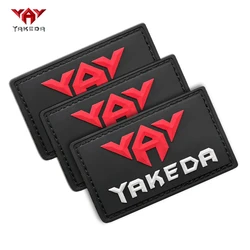 YAKEDA Insignia adhesiva 3D táctica para mochila y chaleco