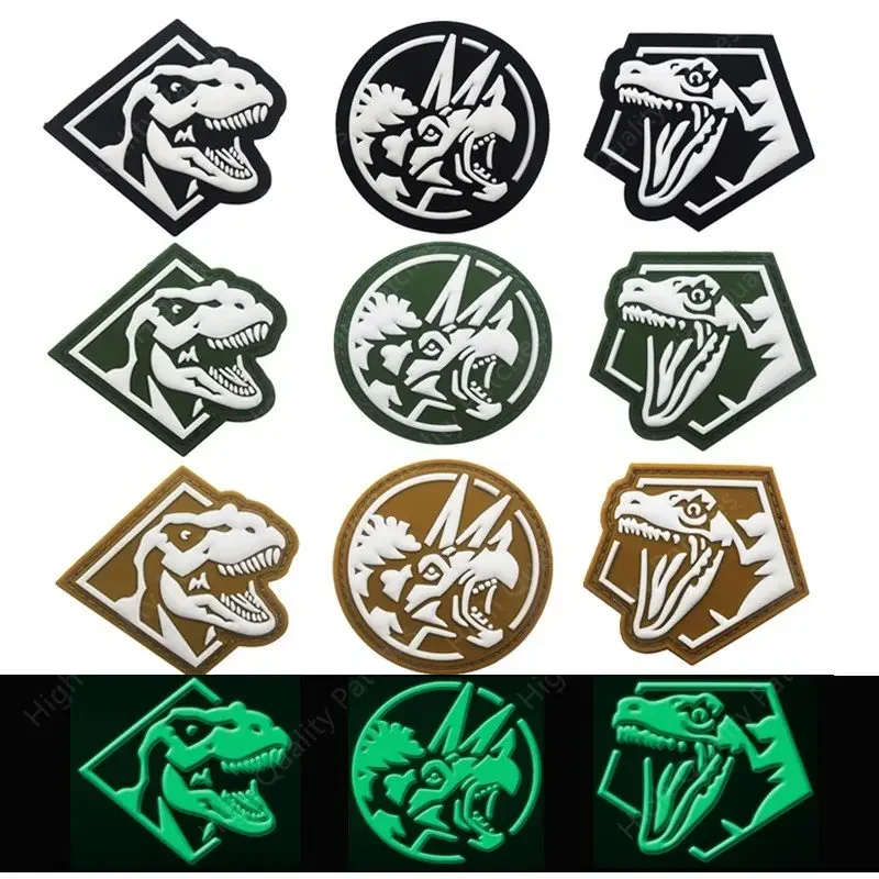 Brazalete luminoso dinosaurio tiranosaurio para mochila o ropa - imagen 3