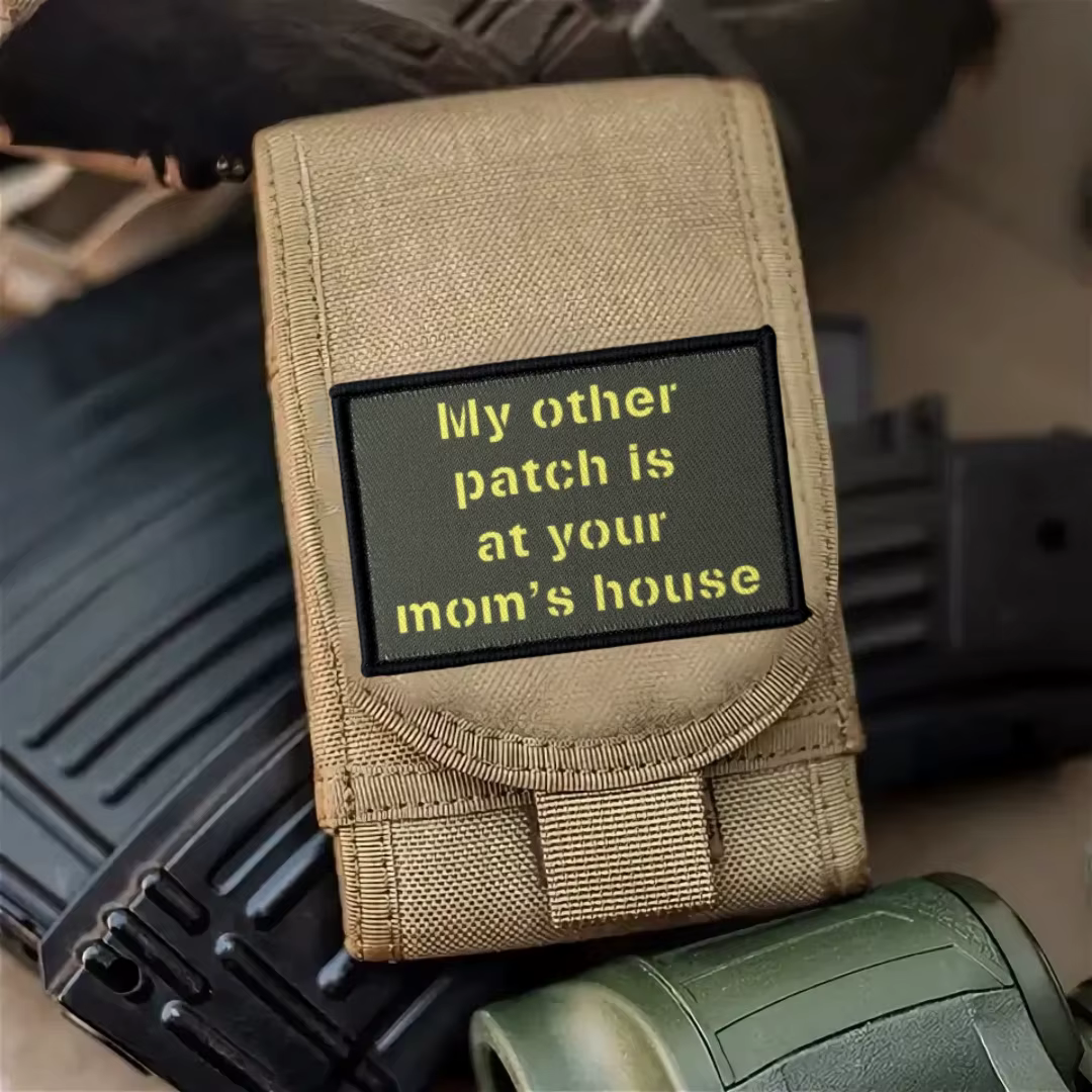 Parche táctico Moral con velcro para ropa y mochila