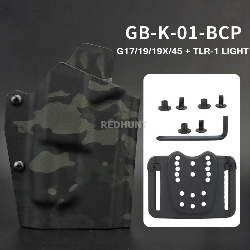 Funda Kydex táctica retención cinturón Glock G17 G19 - imagen 5