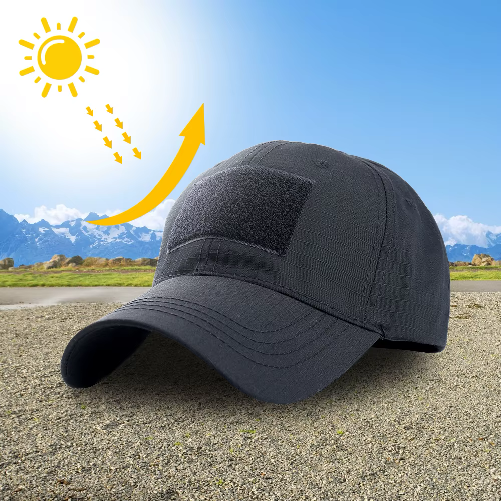 Ventilación en la corona de la gorra
