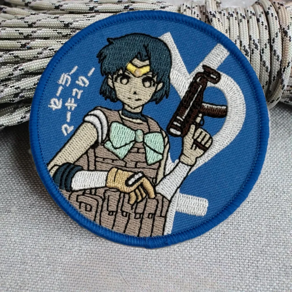 Parche táctico Sailor Moon Shooter – bordado para mochila - imagen 4
