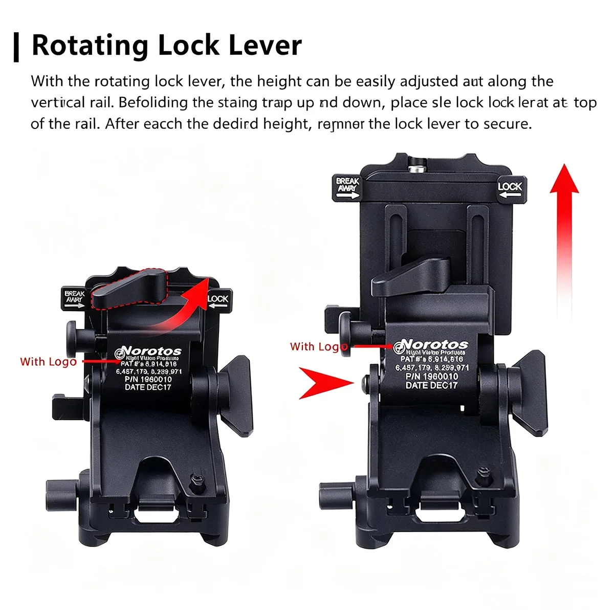 Soporte NVG universal de aluminio para casco - imagen 4