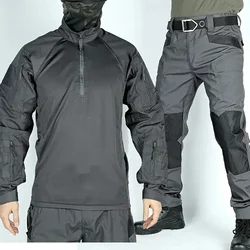 Traje táctico hombre airsoft y paintball, uniforme militar exterior